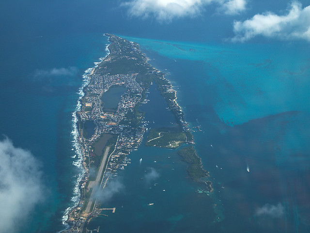 Bird's eye view of Isla Mujeres