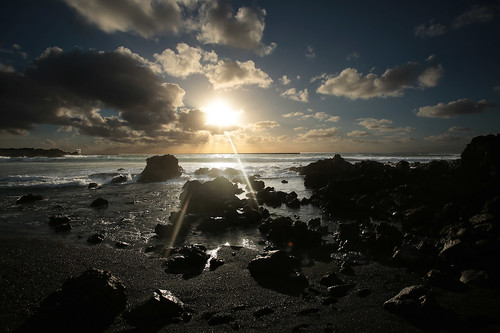 Playa Bemeja al tramonto