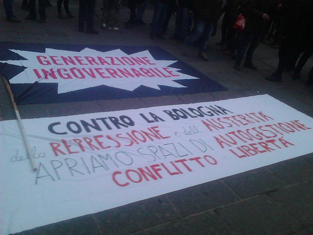 Corteo: "Contro la Bologna dell'austerità e della repressione" (11/2/17)