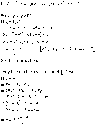 RD Sharma Class 12 Solutions Free online Chapter 2 Functions Ex2.5 Q14