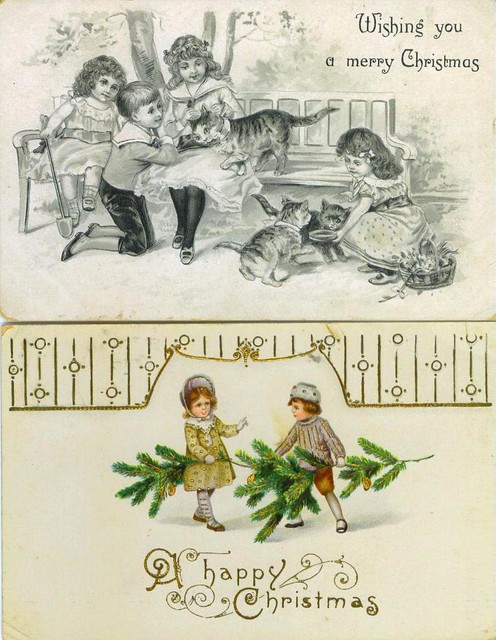 Christmas Postcards | Christmas Postcards vintage printed in… | Flickr