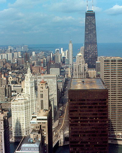 Chicago - John Hancock Center from Prudential Building (19… | Flickr