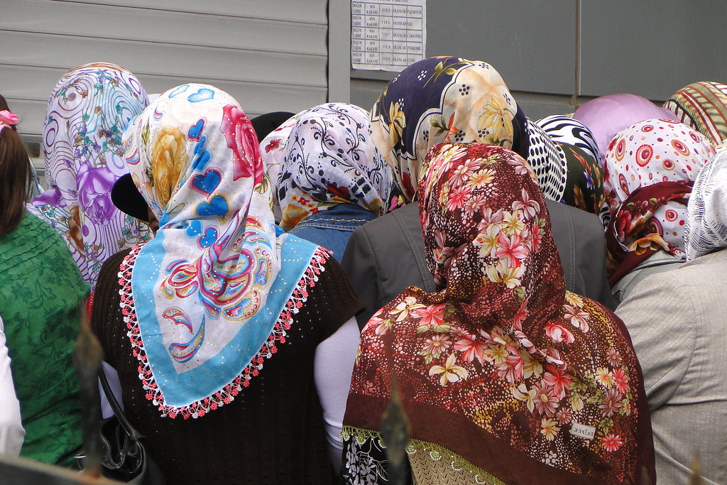 Kurdish Women in Hijab Headscarves - Dogubayazit - Turkey 