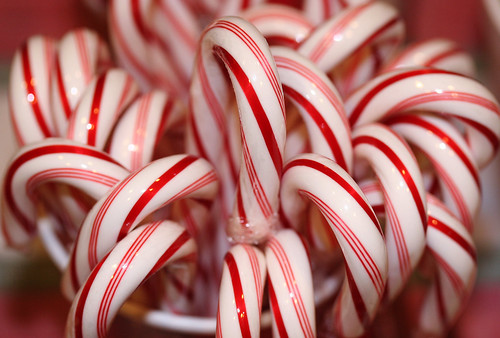 Candy Canes Macro | Taken at a Christmas party, this little … | Flickr