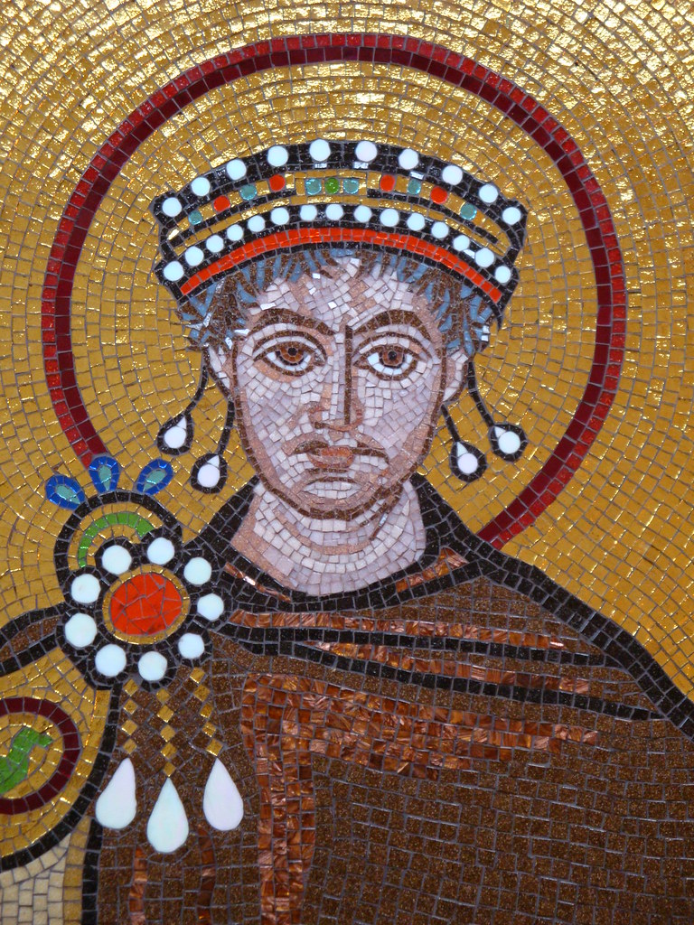 Justinian Mosaic Grouted 1 | Justinian mosaic that i made in… | Flickr