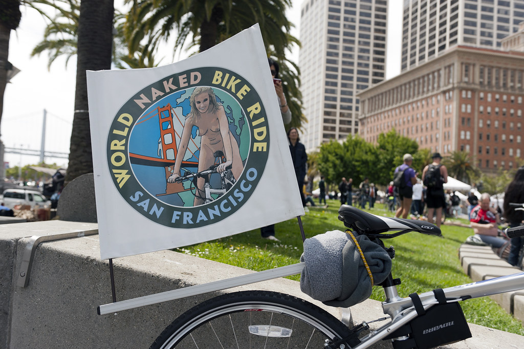 9th Annual Earth Day World Naked Bike Ride - San Francisco 