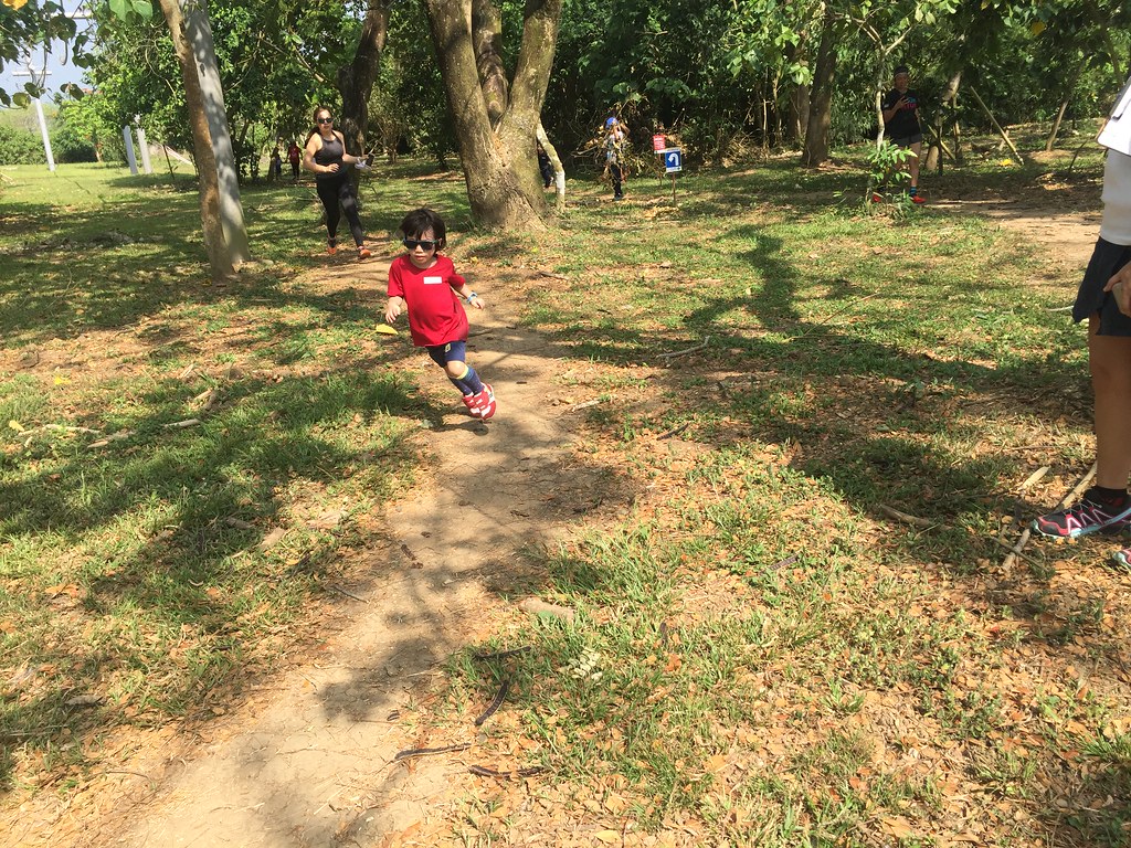 When kids run, they run real fast.