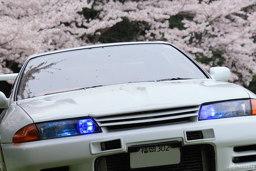 R32GT-R with Sakura