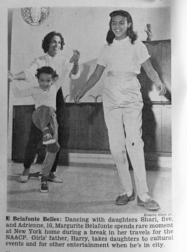 Marguerite Belafonte Dances with Daughters Shari and Adrie ...
 Adrienne Belafonte Biesemeyer