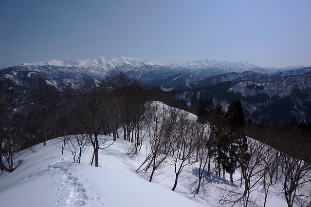 Mt, "HAKUSAN" from "NISHIYAMA"