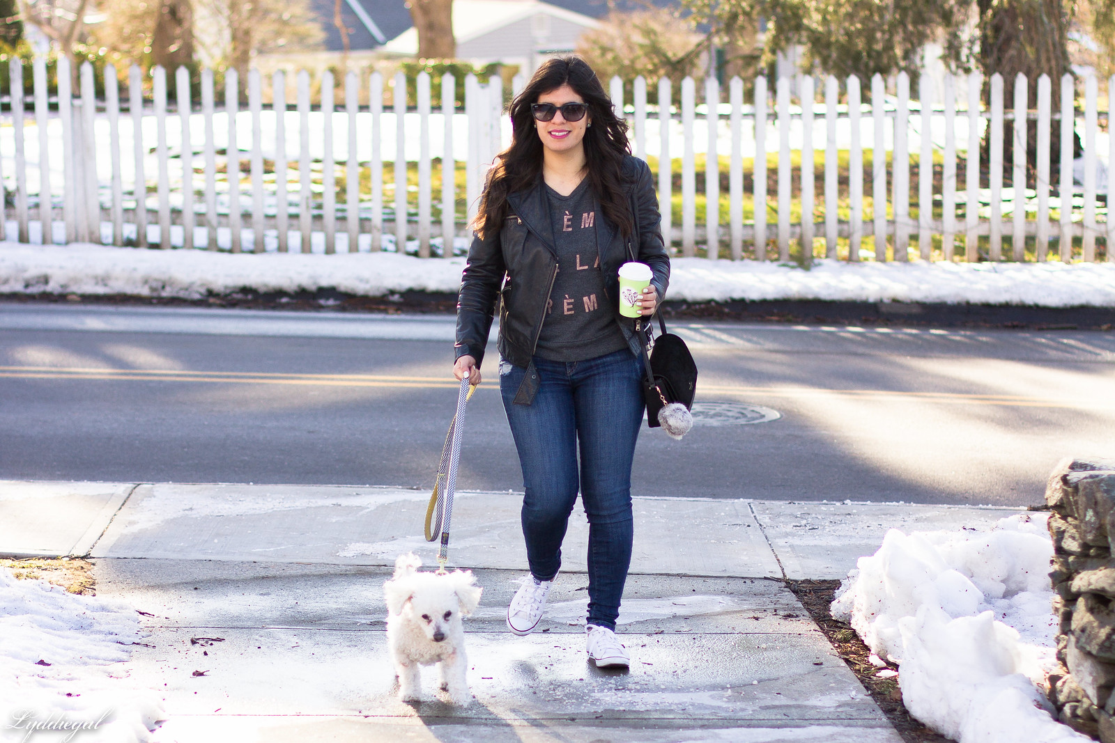 creme de la creme sweatshirt, leather jacket, dog walking outfit-1.jpg