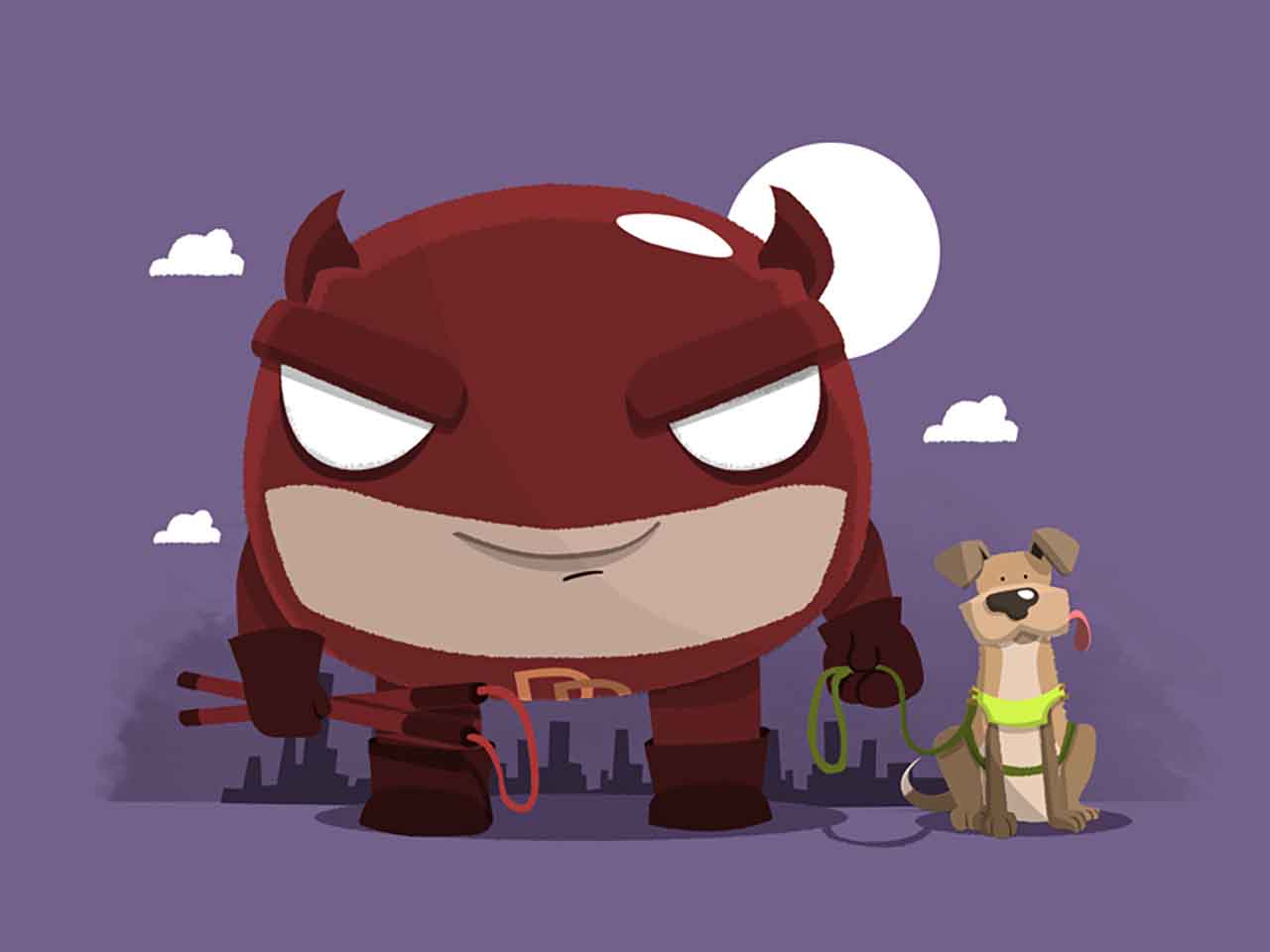 Artist Creates Chubby Superheroes & Villains From Marvel Universe #2: Chubby Daredevil