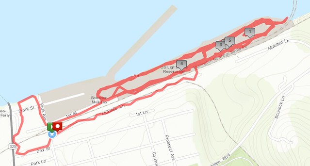 Today's awesome walk, 5.63 miles in 1:53, 12,355 steps