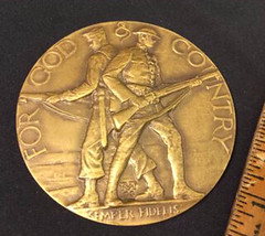 American Legion School Award Medal reverse