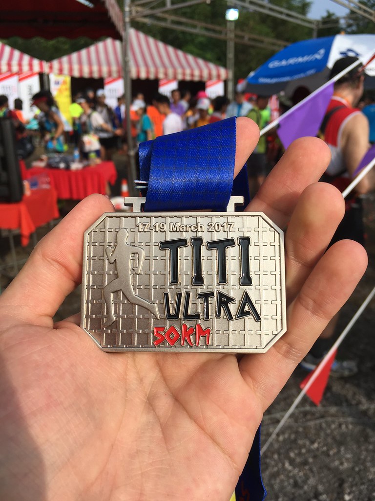 TITI 50KM finishing medal