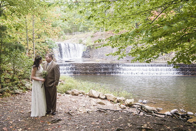The perfect setting to forge forever - Wedding Photography at Douthat State Park by Spiering Photography. 