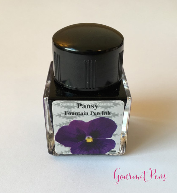Ink Shot Review Diamine Flowers Pansy @AppelboomLaren 8