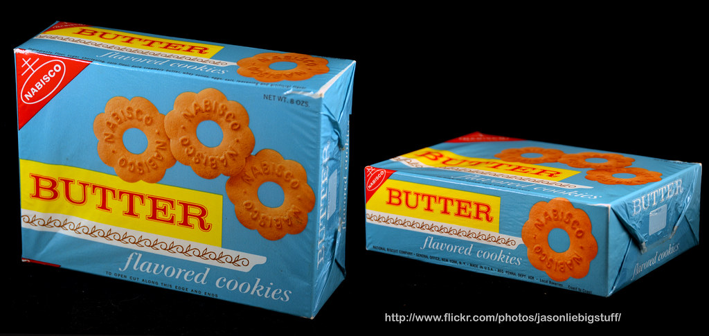 Nabisco - Butter Flavored Cookies - cookie package box - M… | Flickr