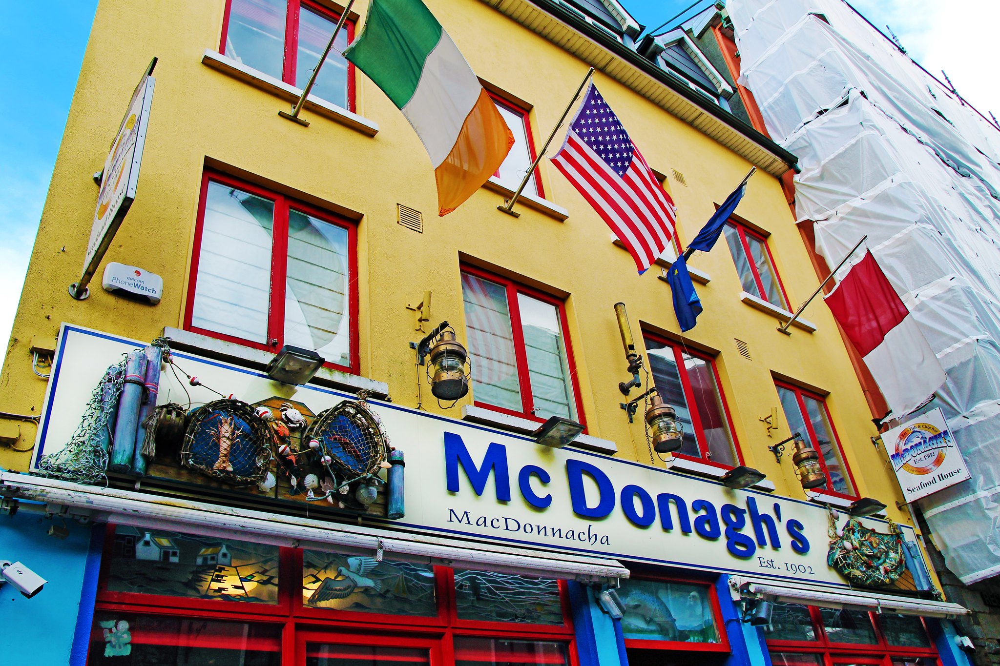 Onde comer em Galway, Irlanda: Mc Donagh's - Drawing Dreaming