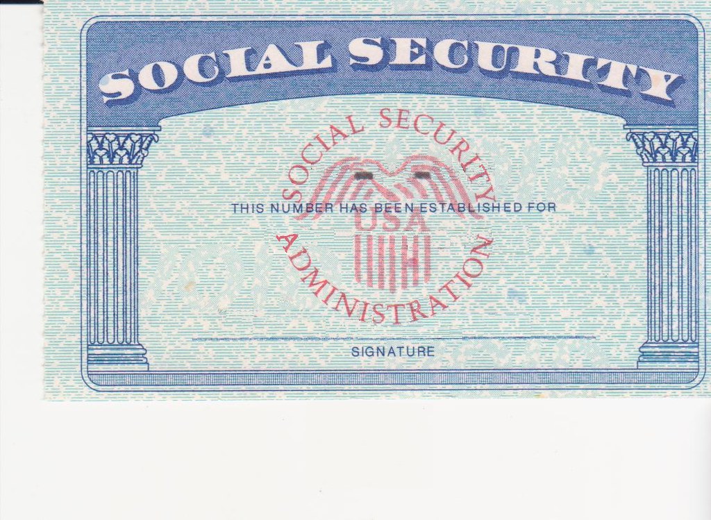Free Social Security Card Template