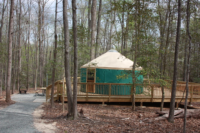 Rent these new yurts at Pocahontas State Park, Va