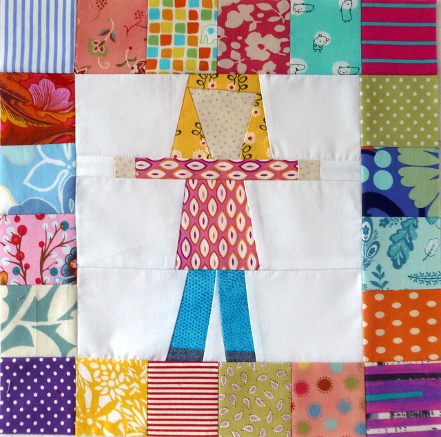 Pippi Longstocking Block for Bee Blessed Feb14