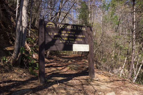 Foothills Trail sign