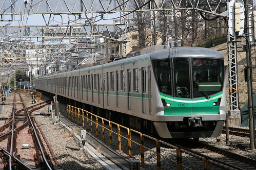 Tokyo Metro 16000series in Shin-Yurigaoka.Sta, Kawasaki, Kanagawa, Japan /Mar 25, 2017