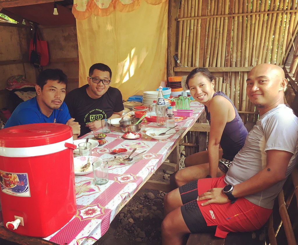 Post Race lunch with Erick, Majo and Aldean