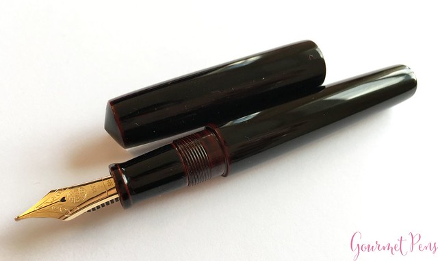 Review Nakaya Piccolo Cigar Kuro-Tamenuri Fountain Pen @Iguana_Sell 18