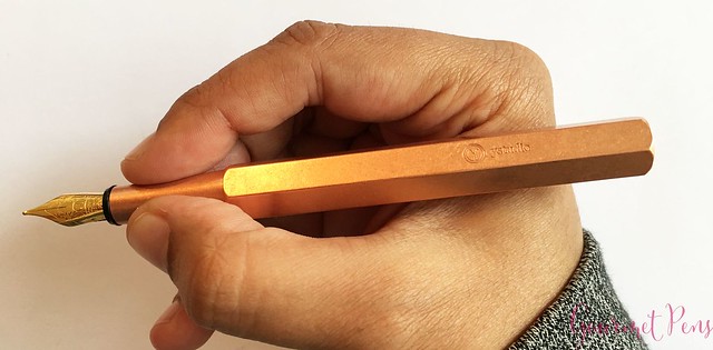Review YStudio The Weight of Words Portable Fountain Pen - Brassing & Classic @AppelboomLaren 26