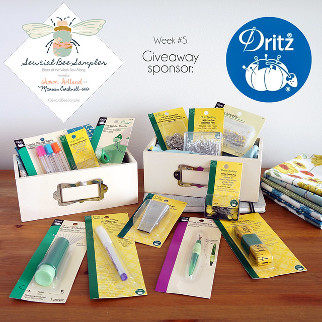 A Sewcial Bee GIVEAWAY with Dritz!