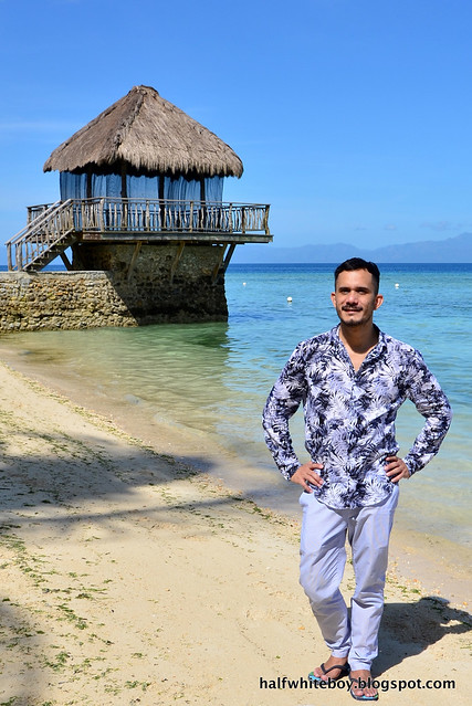 halfwhiteboy - tropical print shirt and pants beachwear 04