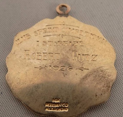North Hudson Wheelmen Medal reverse