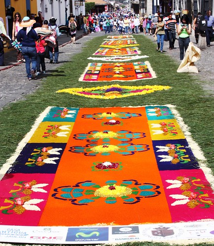Alfombras. From Celebrate Semana Santa in Antigua, Guatemala