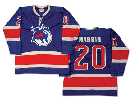 F Mahovlich Toronto Toros hockey Jersey stitch Sewn True Size Free Shipping