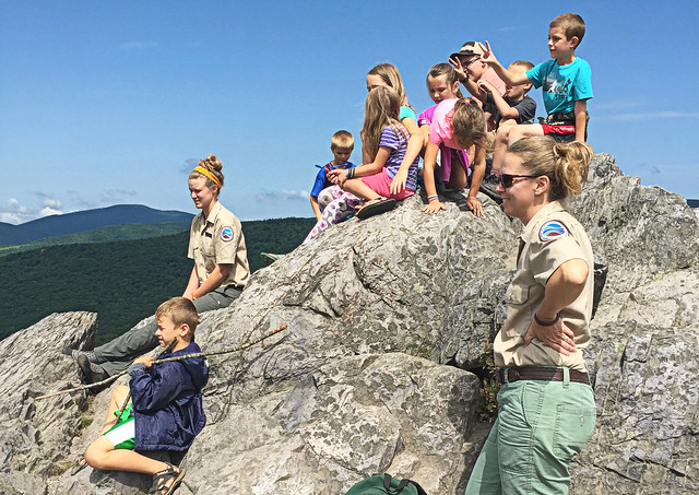 JR Rangers at Grayson Highlands State Park.  Our Interpretive staff works hard to make educational programs as fun and informative as possible. 