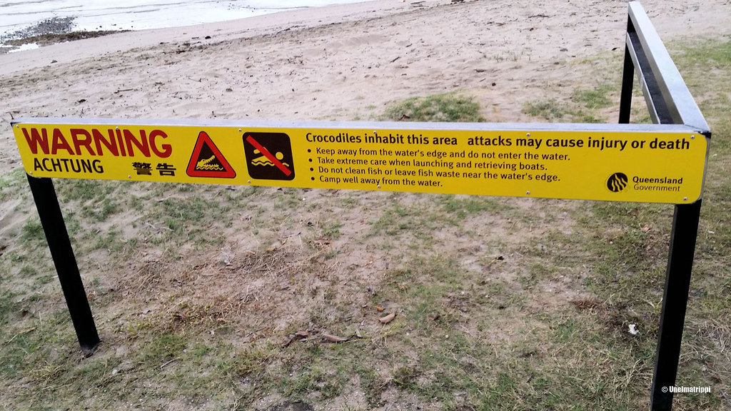 Varoituskyltti, Darwin, Australia