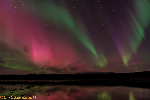 Norðurljós / Aurora borealis 27.2. 2014