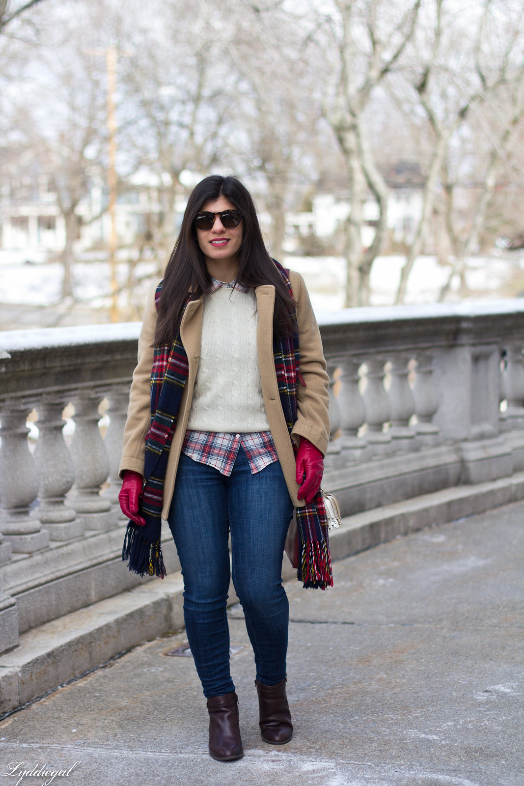 thrifted cashmere sweater, j.crew coat, plaid scarf, coach willis-1.jpg