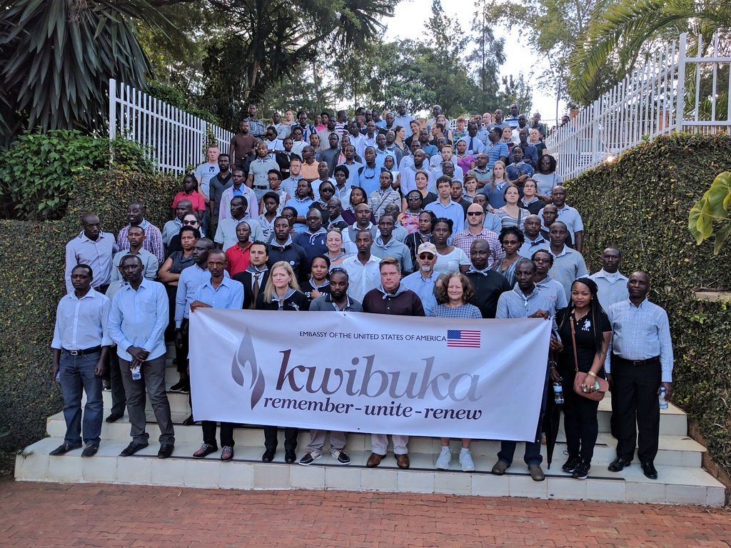 US Embassy in Rwanda pay respects to victims of the Genocide against the Tutsi at Kigali Genocide Memorial for Kwibuka23