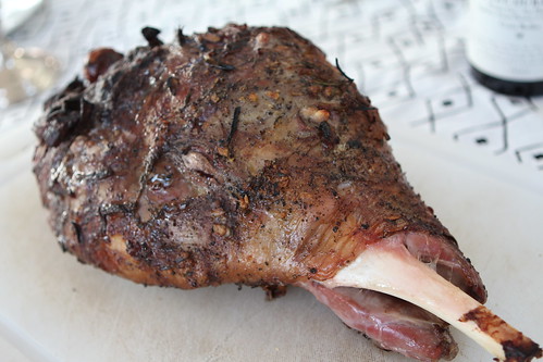 Easter Day lamb cooked