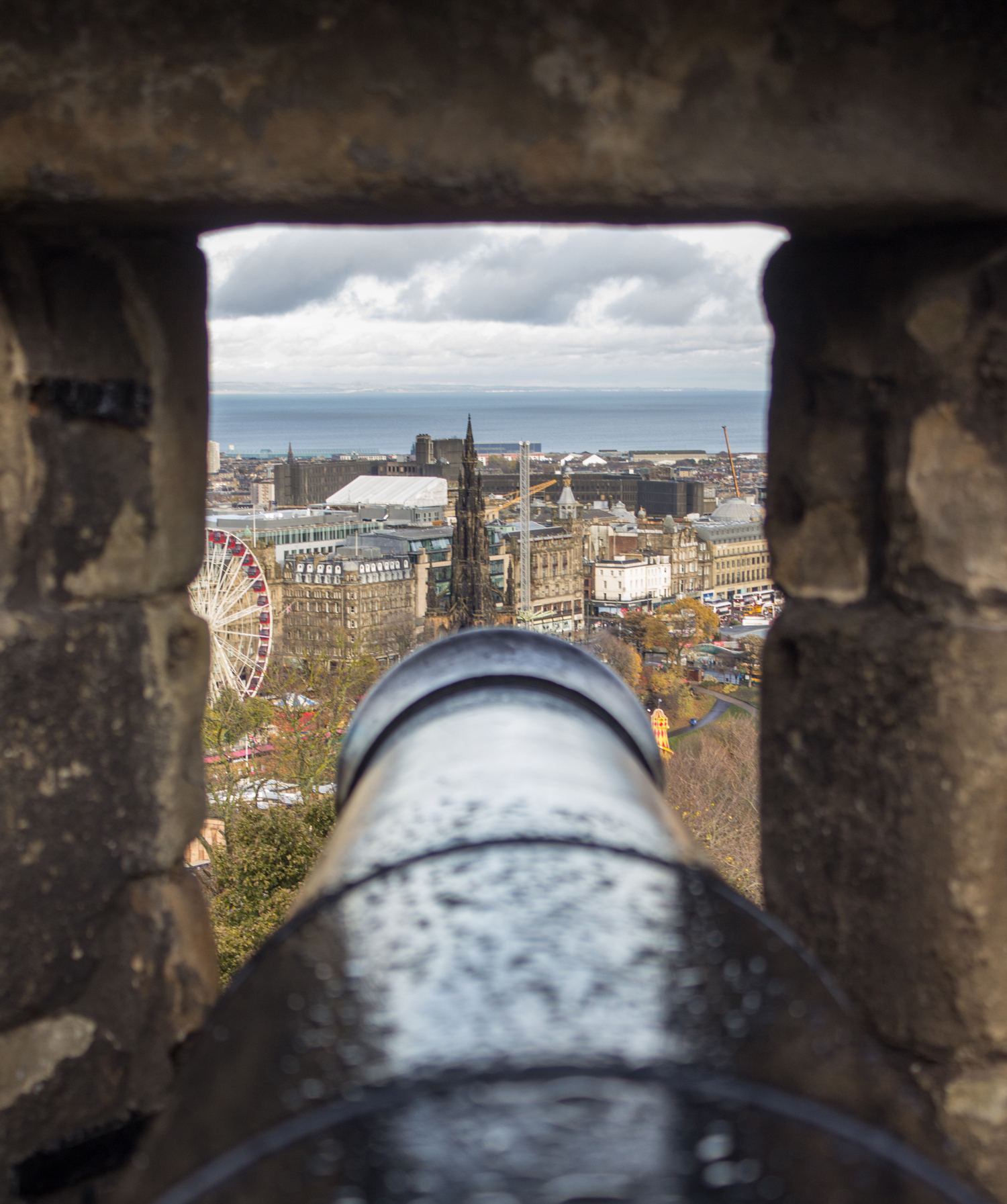 View of Edinburgh from Edinburgh Castle