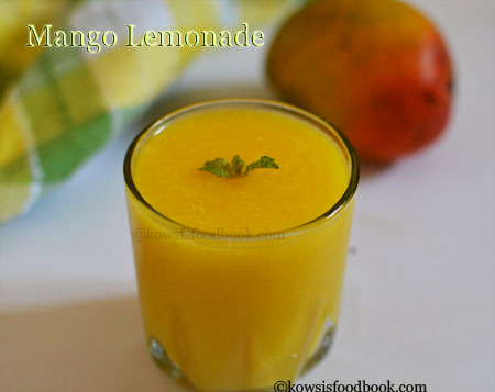Summer Special Mango Lemonade Ready
