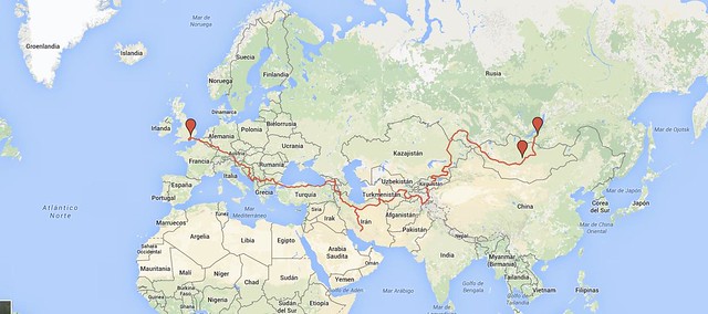 mongol rally route
