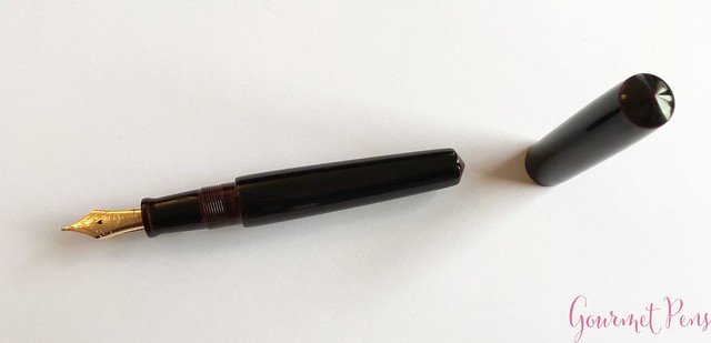 Review Nakaya Piccolo Cigar Kuro-Tamenuri Fountain Pen @Iguana_Sell 11