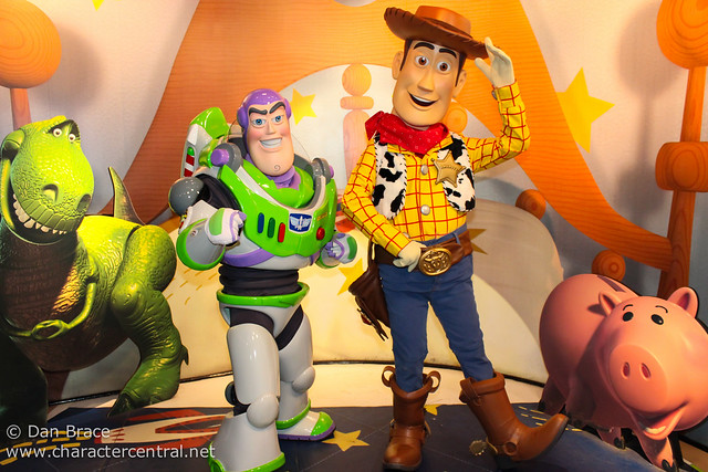 Meeting Buzz and Woody