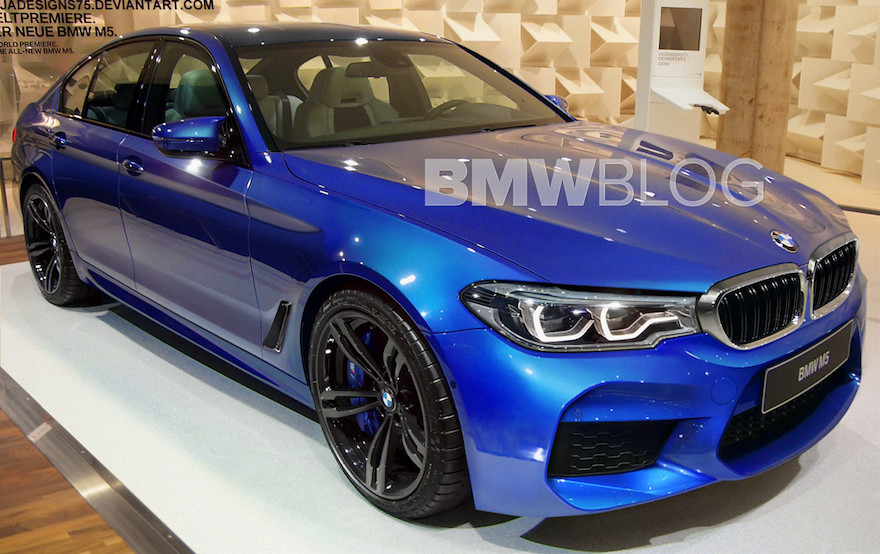 2018-BMW-M5-front-three-quarter-rendering