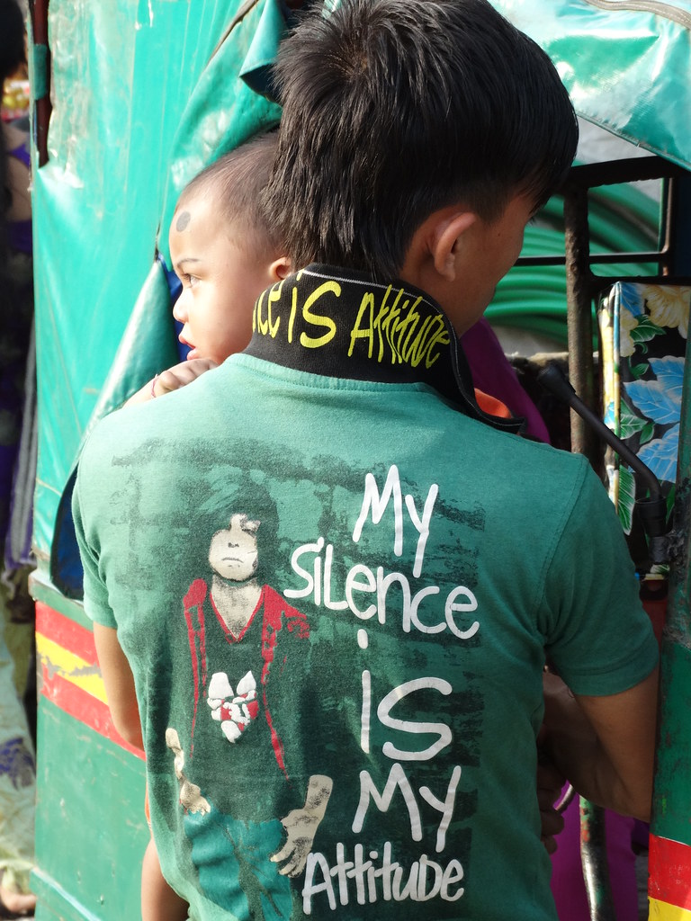 My Silence is My Attitude - Young Man with Child - Srimang ...