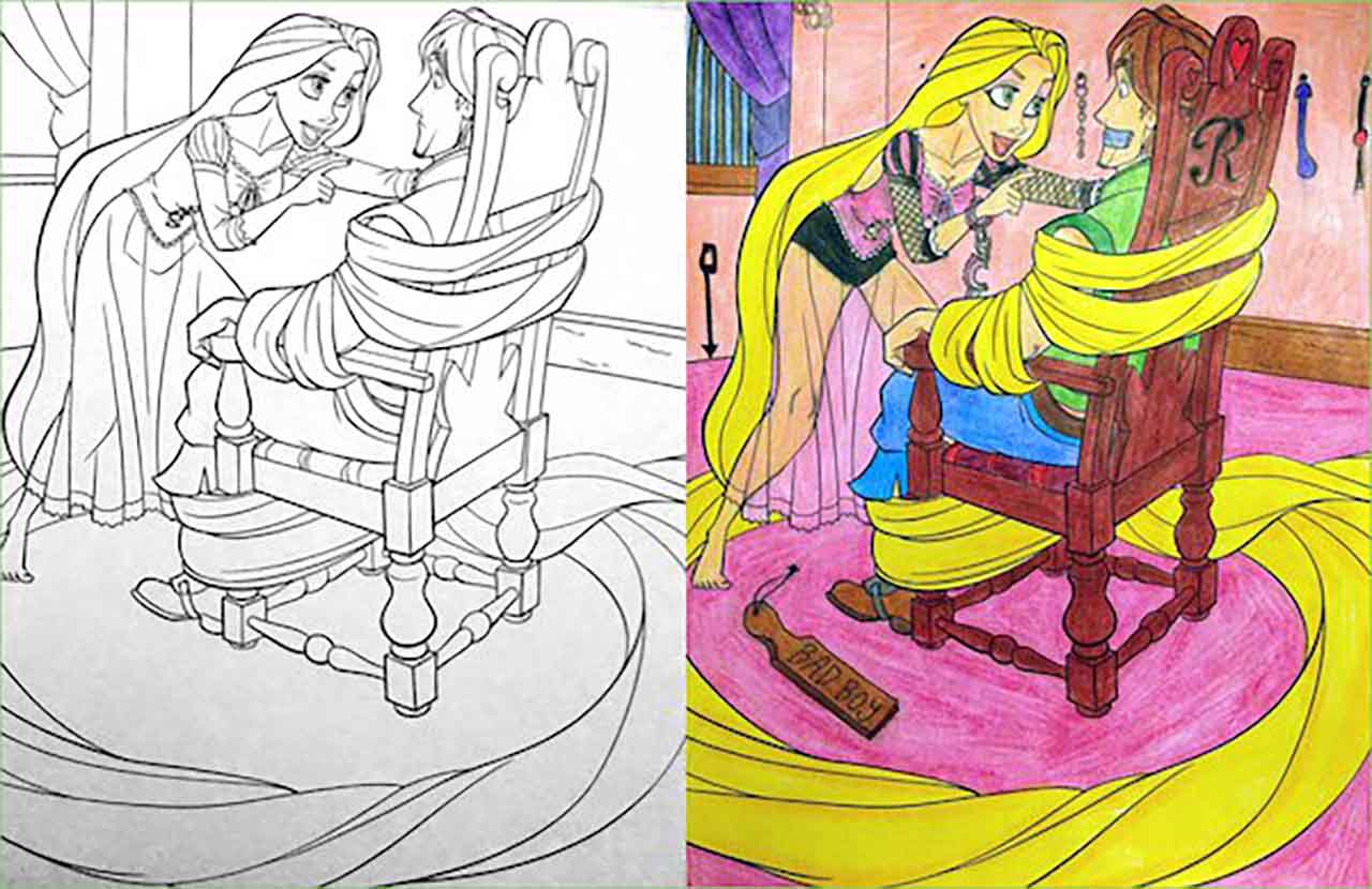 24 Pictures That Explain How Creative A Dad Can Get While Coloring Pages